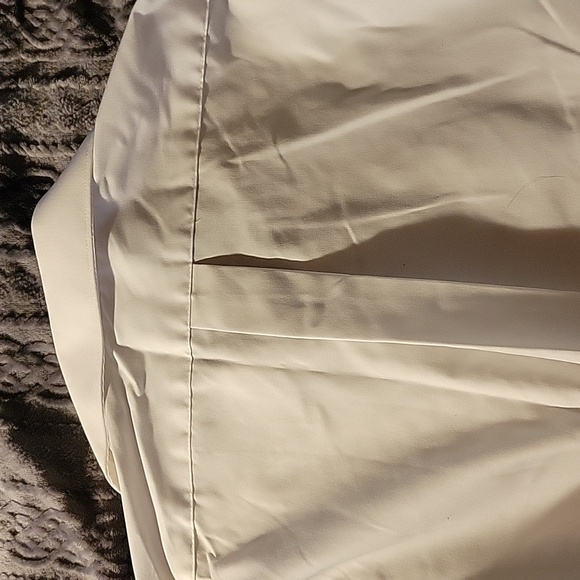 Men's White Long sleeved dress shirt - Picture 5 of 5